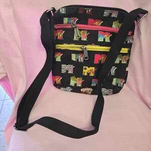 MTV Black Crossbody Bag